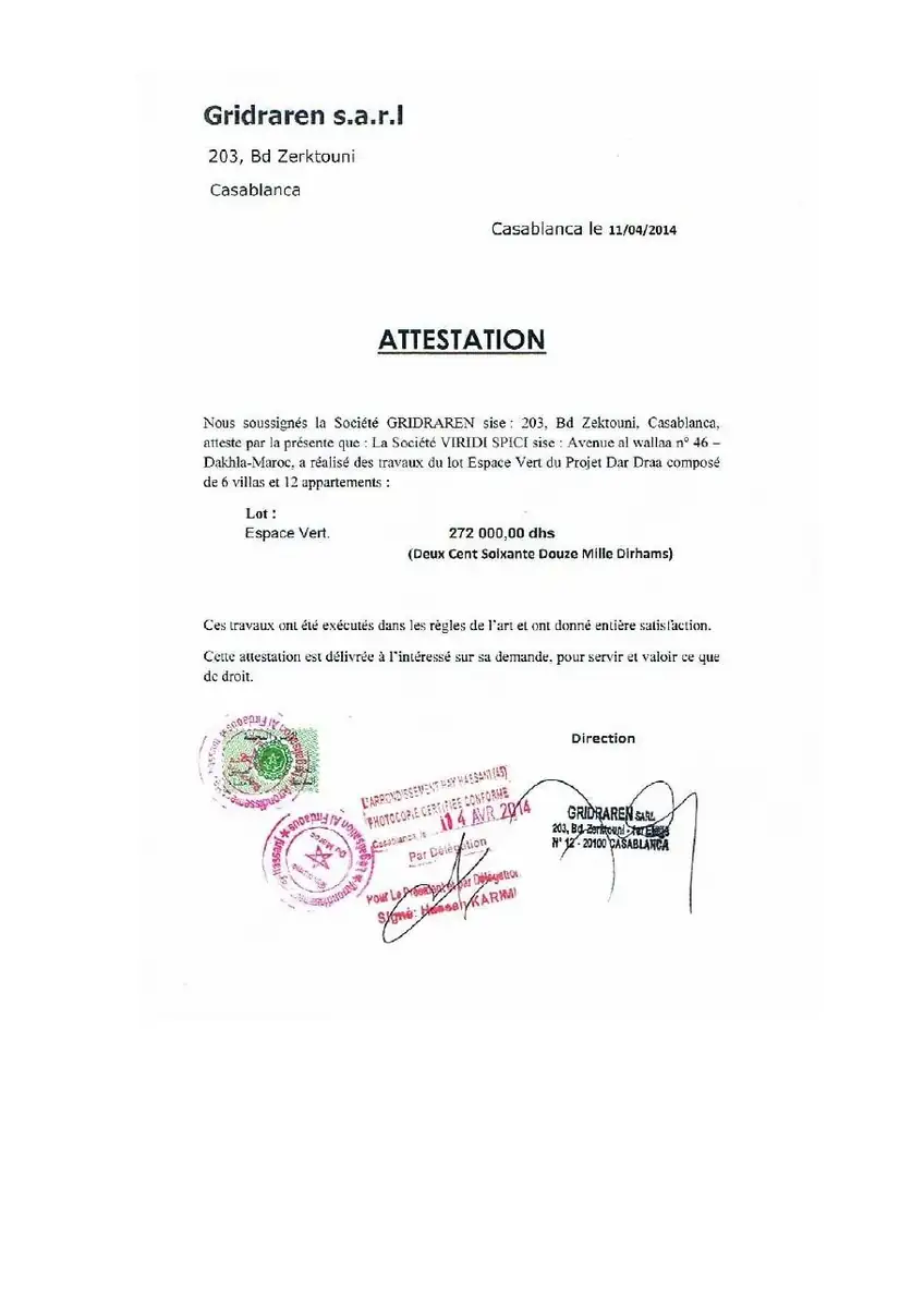 Attestation 6