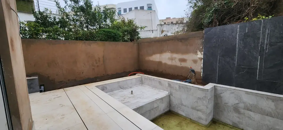 Avant - Piscine